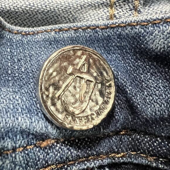 Armani Jeans Exchange Men's Skinny Distressed Blue Denim Jeans 30x32 - Picture 5 of 11